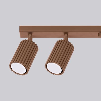 Brilagi - LED σποτ φωτιστικό CRESTO 6xGU10/10W/230V καφέ