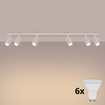 Brilagi - LED σποτ φωτιστικό CRESTO 6xGU10/10W/230V κρεμ