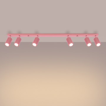 Brilagi - LED σποτ φωτιστικό CRESTO 6xGU10/10W/230V ροζ