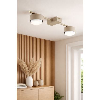 Brilagi - LED σποτ φωτιστικό MONO 2xGX53/30W/230V μπεζ
