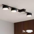 Brilagi - LED σποτ φωτιστικό MONO 3xGX53/30W/230V μαύρο
