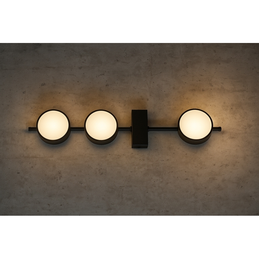 Brilagi - LED σποτ φωτιστικό MONO 3xGX53/30W/230V μαύρο