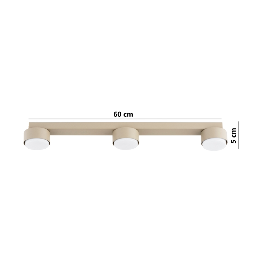 Brilagi - LED σποτ φωτιστικό MONO 3xGX53/30W/230V μπεζ