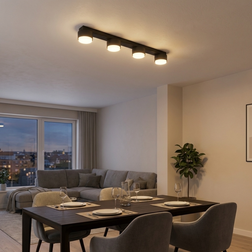 Brilagi - LED σποτ φωτιστικό MONO 4xGX53/30W/230V μαύρο