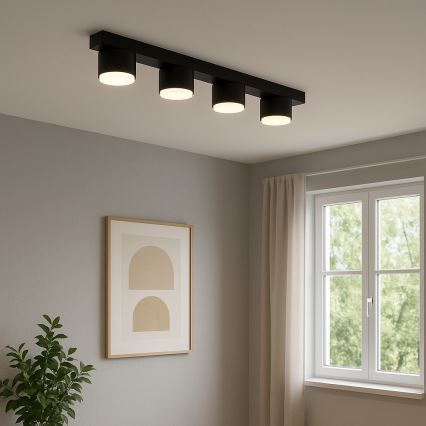Brilagi - LED σποτ φωτιστικό MONO 4xGX53/30W/230V μαύρο