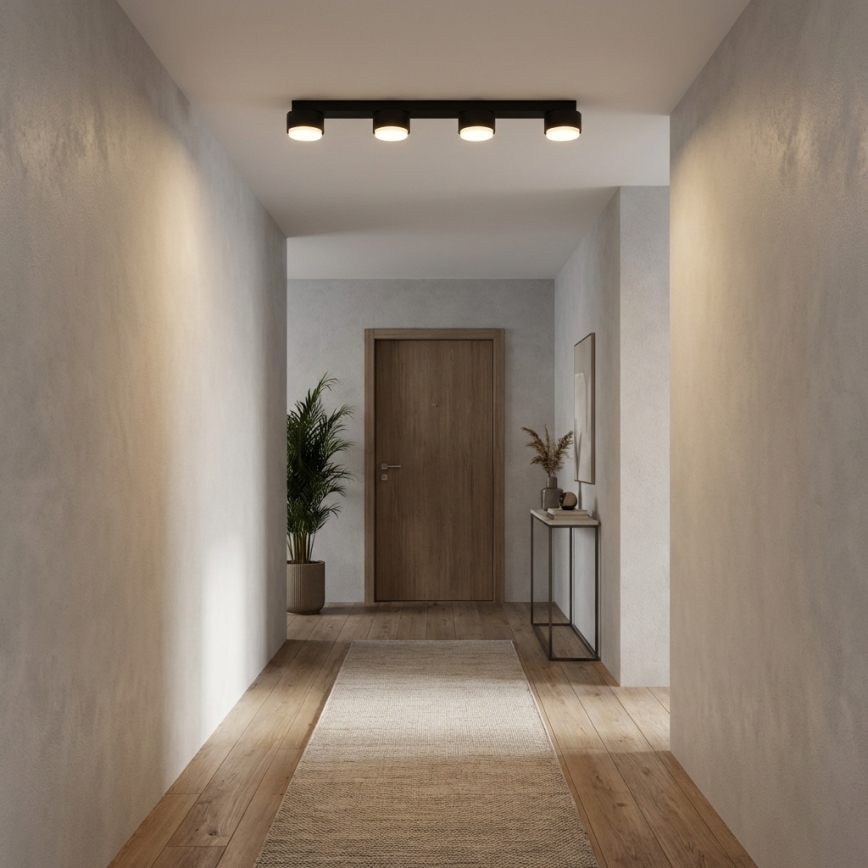 Brilagi - LED σποτ φωτιστικό MONO 4xGX53/30W/230V μαύρο