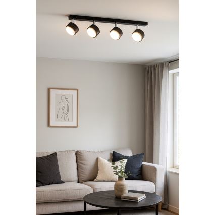 Brilagi - LED σποτ φωτιστικό MONO 4xGX53/30W/230V μαύρο