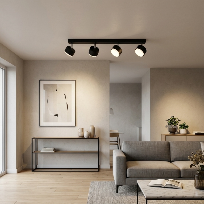 Brilagi - LED σποτ φωτιστικό MONO 4xGX53/30W/230V μαύρο