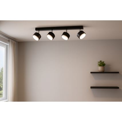 Brilagi - LED σποτ φωτιστικό MONO 4xGX53/30W/230V μαύρο