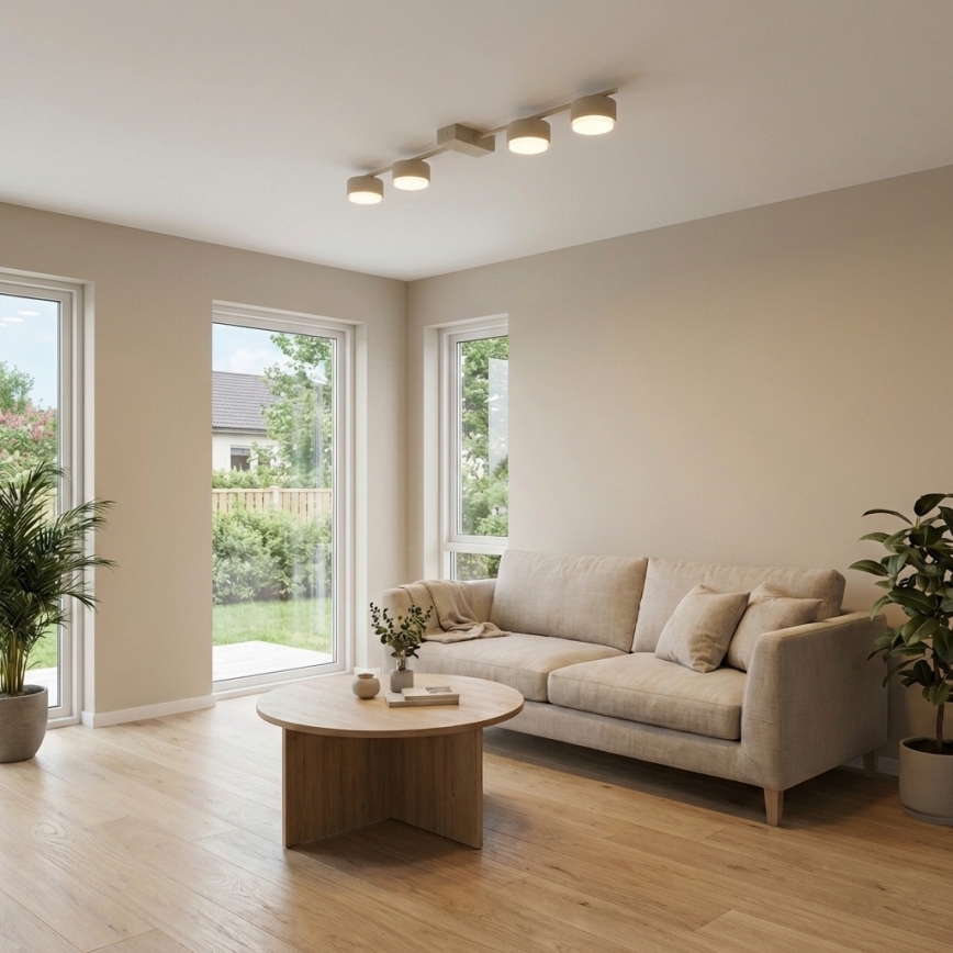 Brilagi - LED σποτ φωτιστικό MONO 4xGX53/30W/230V μπεζ