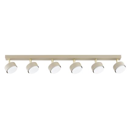 Brilagi - LED σποτ φωτιστικό MONO 6xGX53/30W/230V μπεζ/χρυσό