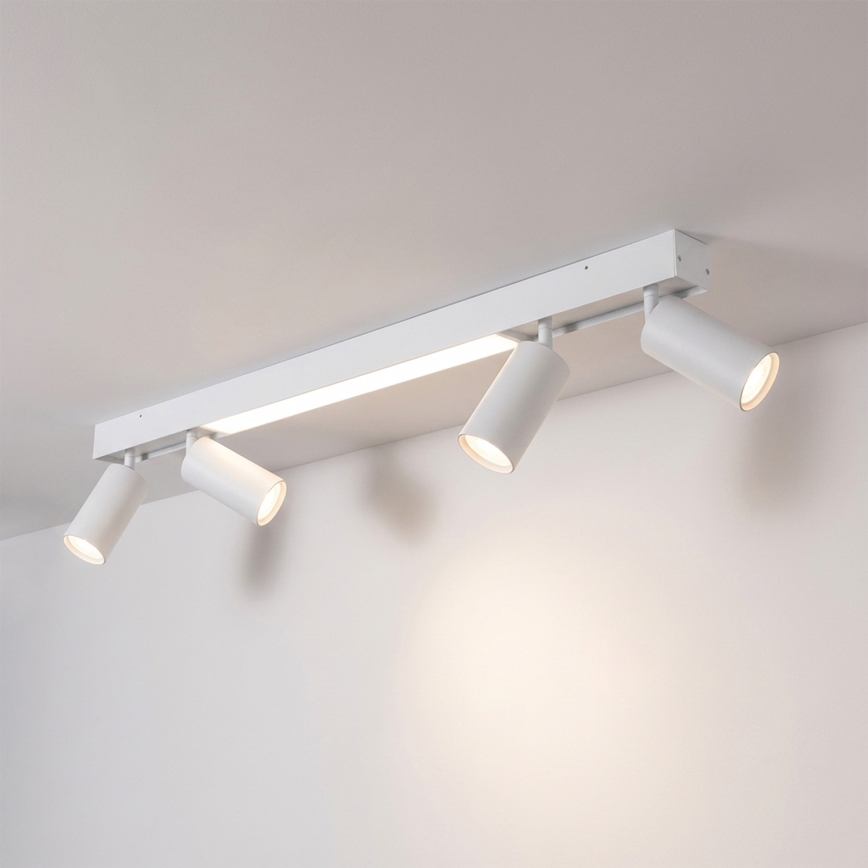 Brilagi - LED σποτ φωτιστικό SELE 4xGU10/30W/230V + LED/20W λευκό