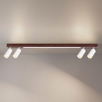 Brilagi - LED Σποτ φωτιστικό SELE 4xGU10/30W/230V + LED/25W λευκό/ντεκόρ δρυός