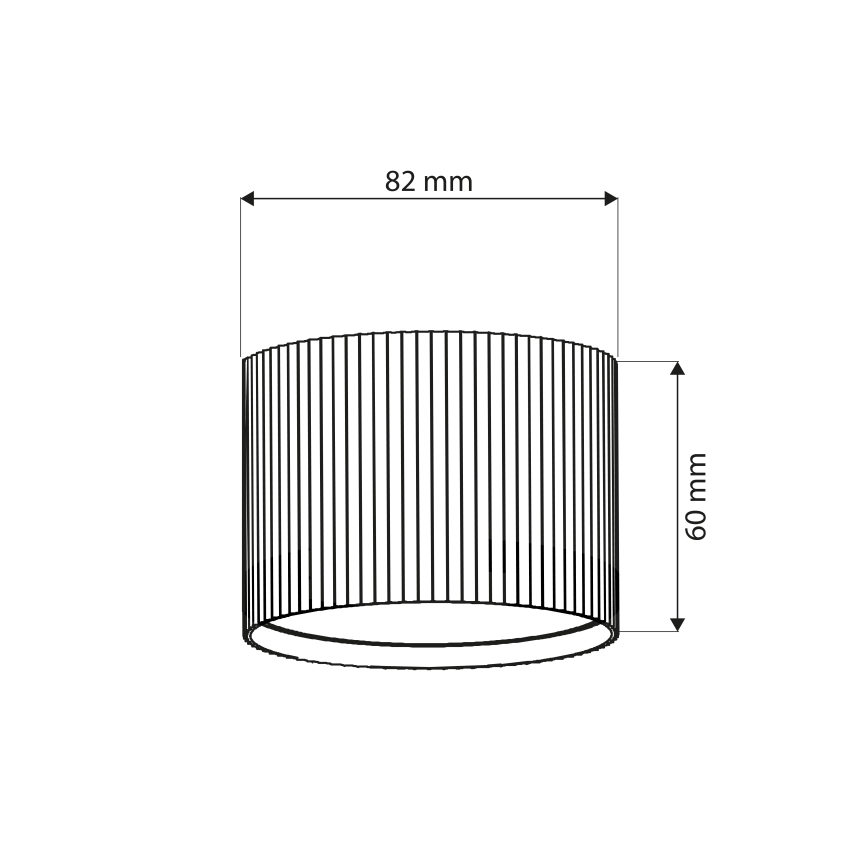 Brilagi - LED Σποτ φωτιστικό STRIPY 1xGX53/15W/230V ασημί