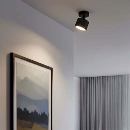 Brilagi - LED Σποτ φωτιστικό STRIPY 1xGX53/15W/230V μαύρο