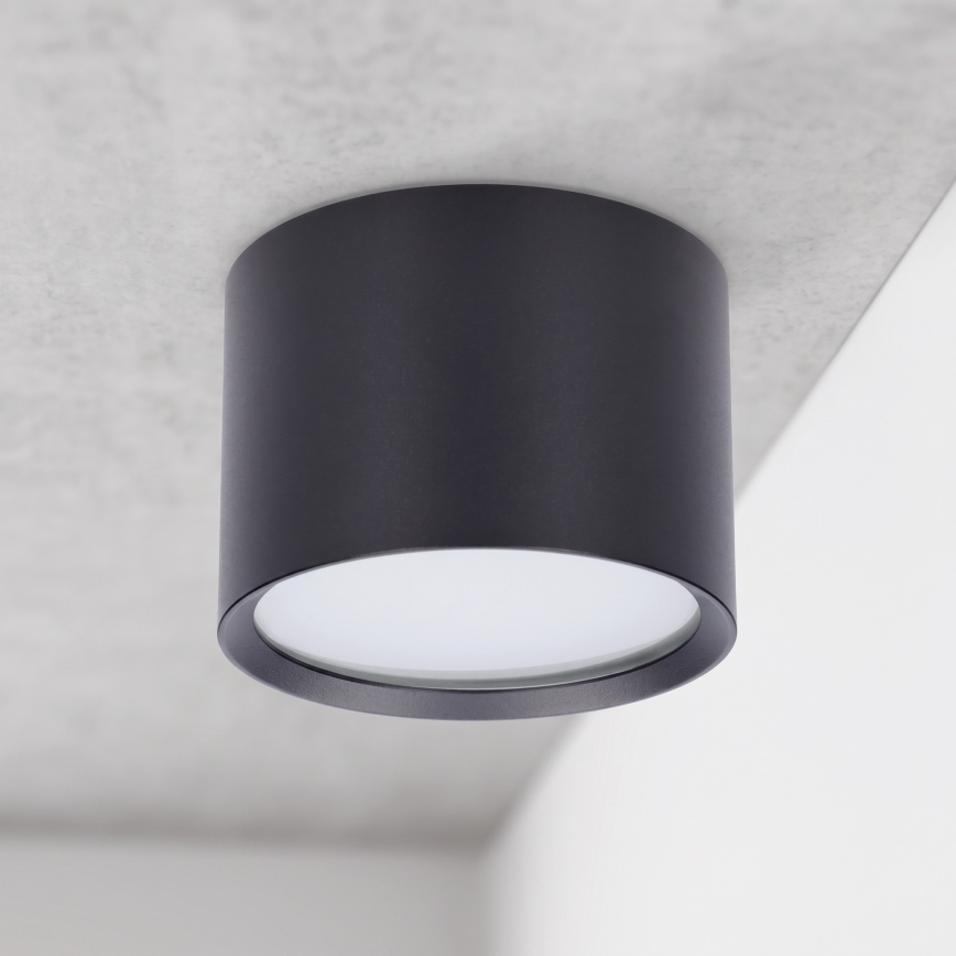 BRILAGI - LED φωτιστικό σποτ μπάνιου SMOOTH 1xGX53/15W/230V 60x82 mm μαύρο IP54