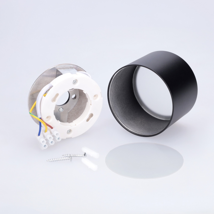BRILAGI - LED φωτιστικό σποτ μπάνιου SMOOTH 1xGX53/15W/230V 60x82 mm μαύρο IP54