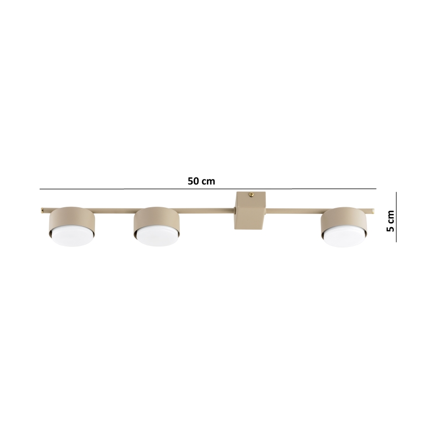 Brilagi - LED σποτ MONO 3xGX53/30W/230V μπεζ