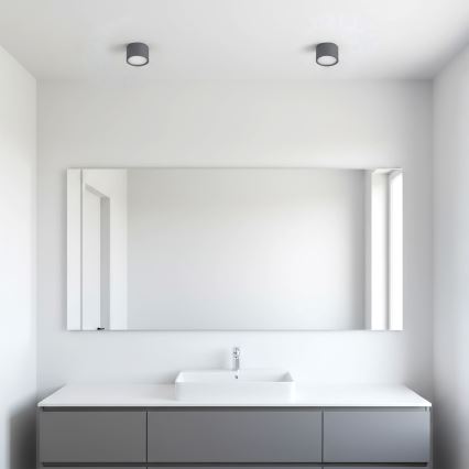BRILAGI - LED Σποτ μπάνιου SMOOTH 1xGX53/15W/230V 60x82 mm ανθρακί IP54