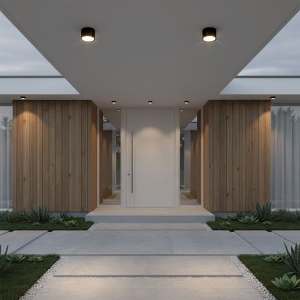 BRILAGI - LED Σποτ μπάνιου SMOOTH 1xGX53/15W/230V 60x82 mm μαύρο IP54