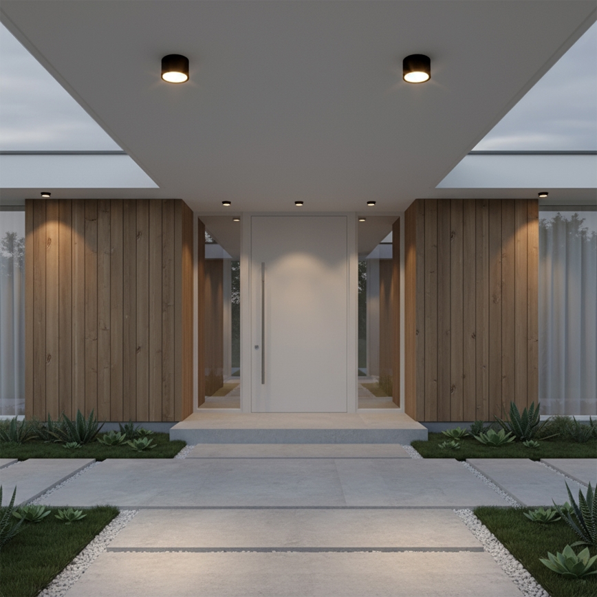 Brilagi - LED Σποτ μπάνιου SMOOTH 1xGX53/15W/230V μαύρο IP65