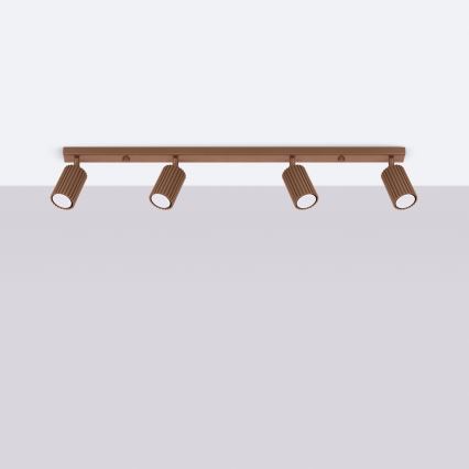 Brilagi - LED σποτ οροφής CRESTO 4xGU10/10W/230V καφέ