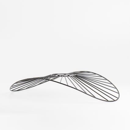 Brilagi - LED στερεωτό φωτιστικό οροφής CERIA WIRE 1xE27/40W/230V 40x56 cm μαύρο/δρυς