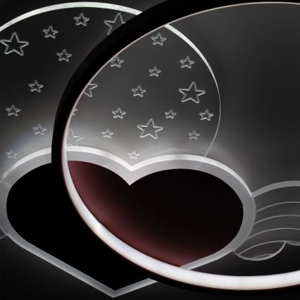 Brilagi - LED παιδικό φωτιστικό οροφής LOVE LED/48W/230V 3000/4500/6000K ροζ