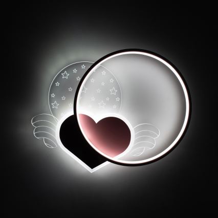 Brilagi - LED παιδικό φωτιστικό οροφής LOVE LED/48W/230V 3000/4500/6000K ροζ