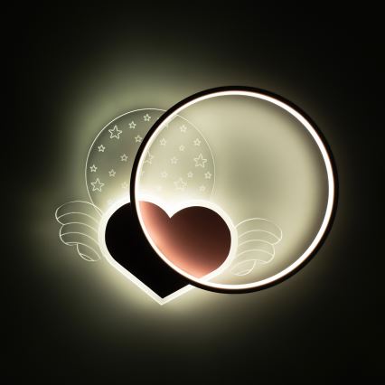 Brilagi - LED παιδικό φωτιστικό οροφής LOVE LED/48W/230V 3000/4500/6000K ροζ