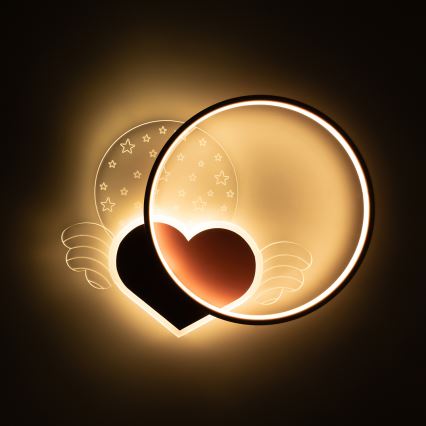 Brilagi - LED παιδικό φωτιστικό οροφής LOVE LED/48W/230V 3000/4500/6000K ροζ