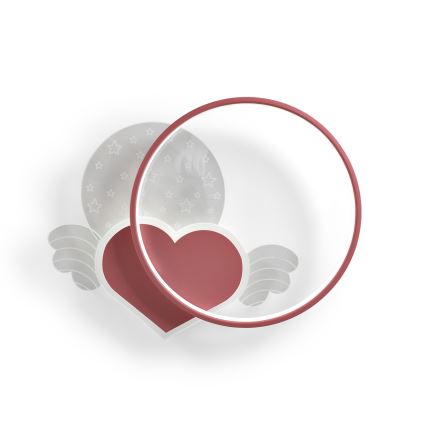 Brilagi - LED παιδικό φωτιστικό οροφής LOVE LED/48W/230V 3000/4500/6000K ροζ