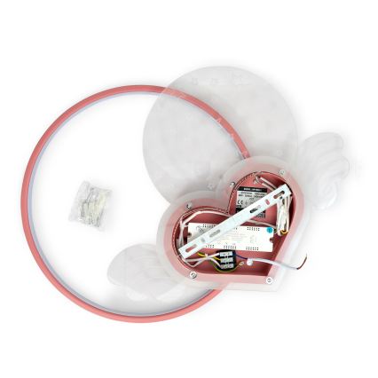 Brilagi - LED παιδικό φωτιστικό οροφής LOVE LED/48W/230V 3000/4500/6000K ροζ