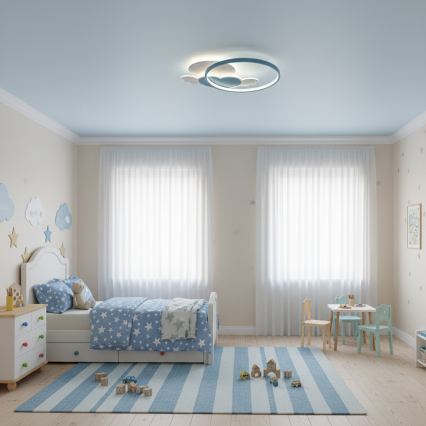 Brilagi - LED Παιδικό φωτιστικό οροφής LOVE LED/48W/230V 3000/4500/6000K μπλε
