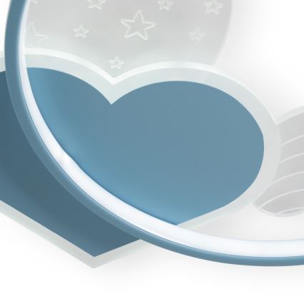 Brilagi - LED Παιδικό φωτιστικό οροφής LOVE LED/48W/230V 3000/4500/6000K μπλε