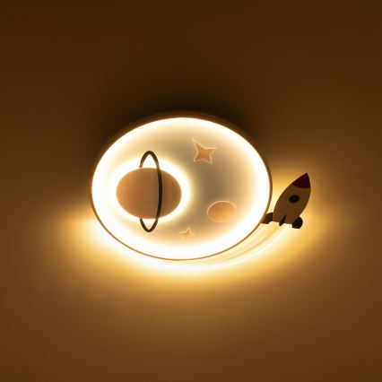 Brilagi - LED παιδικό φωτιστικό οροφής STARSHIP LED/64W/230V 3000/4500/6000K μπλε