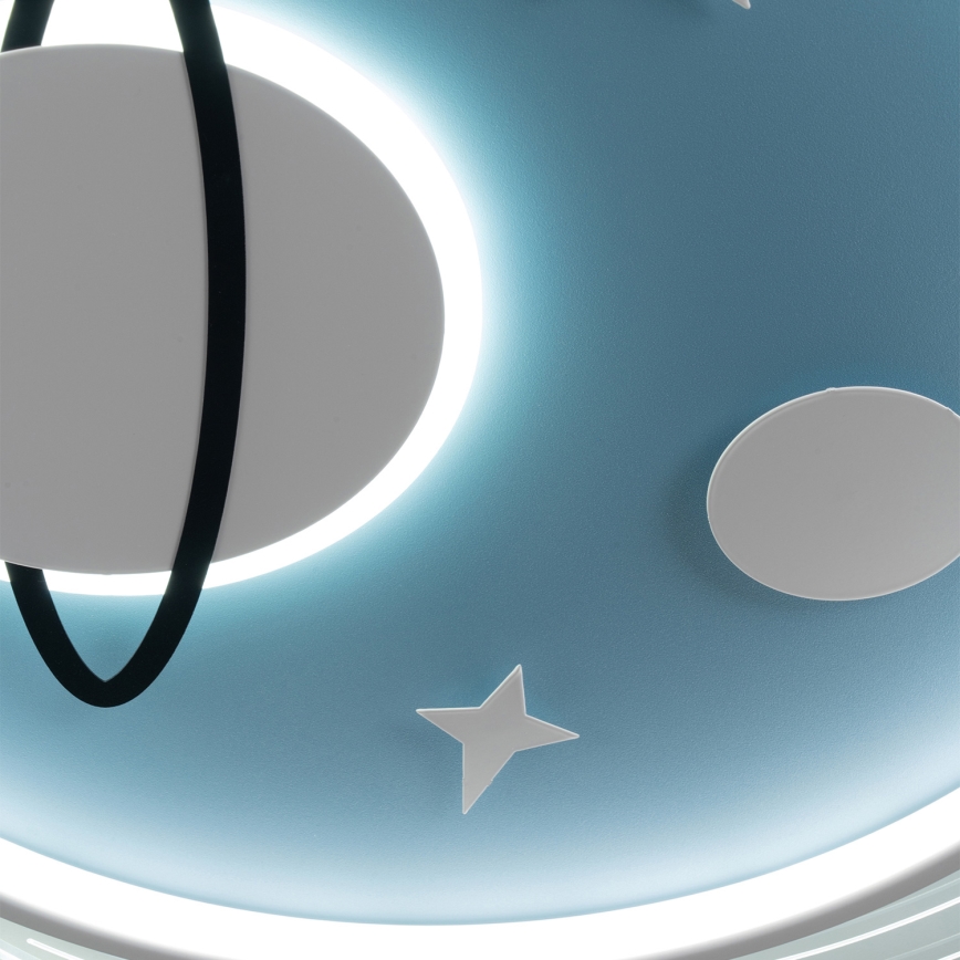 Brilagi - LED παιδικό φωτιστικό οροφής STARSHIP LED/64W/230V 3000/4500/6000K μπλε