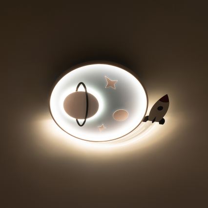Brilagi -LED Παιδικό φωτιστικό οροφής STARSHIP LED/64W/230V 3000/4500K μπλε
