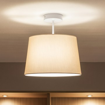 Brilagi - LED Πλαφονιέρα CERIA 1xE27/60W/230V Ø 30 cm λευκή/μπεζ
