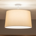 Brilagi - LED πλαφονιέρα CERIA 1xE27/60W/230V Ø 45 cm λευκό/μπεζ
