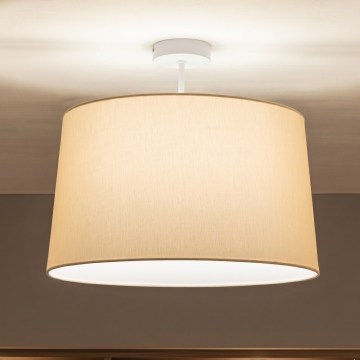 Brilagi - LED πλαφονιέρα CERIA 1xE27/60W/230V Ø 45 cm λευκό/μπεζ