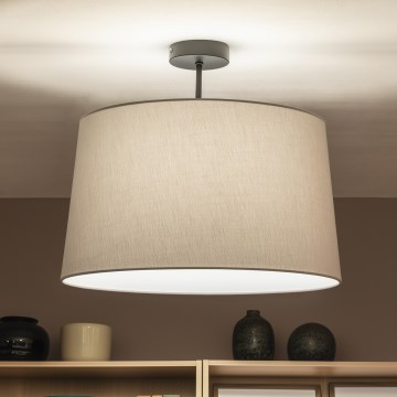 Brilagi - LED πλαφονιέρα CERIA 1xE27/60W/230V Ø 45 cm μαύρο/γκρι