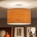 Brilagi - LED πλαφονιέρα CERIA 1xE27/60W/230V Ø 45 εκ. λευκό/μπεζ