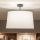 Brilagi - LED πλαφονιέρα CERIA 1xE27/60W/230V, διάμ. 45 εκ., μαύρη/λευκή