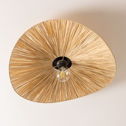 Brilagi - LED πλαφονιέρα CERIA BOHO 1xE27/40W/230V Ø 60 εκ. ραφία