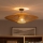 Brilagi - LED πλαφονιέρα CERIA BOHO 1xE27/60W/230V Ø 70 cm μαύρο/καφέ