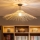 Brilagi - LED πλαφονιέρα CERIA BOHO 1xE27/60W/230V Ø 70 cm μαύρο/μπεζ