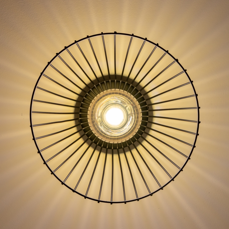 Brilagi - LED πλαφονιέρα CERIA WIRE 1xE27/40W/230V Ø 21 cm μαύρο