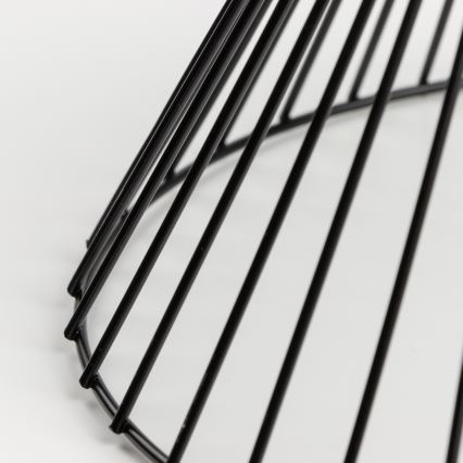 Brilagi - LED πλαφονιέρα CERIA WIRE 1xE27/40W/230V Ø 30 cm μαύρο/δρυς