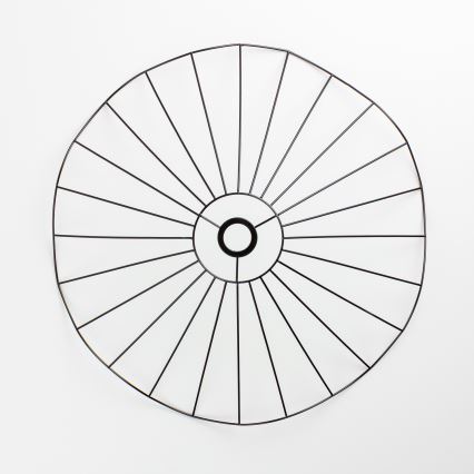 Brilagi - LED πλαφονιέρα CERIA WIRE 1xE27/40W/230V διάμ. 60 εκ. μαύρο/δρυς